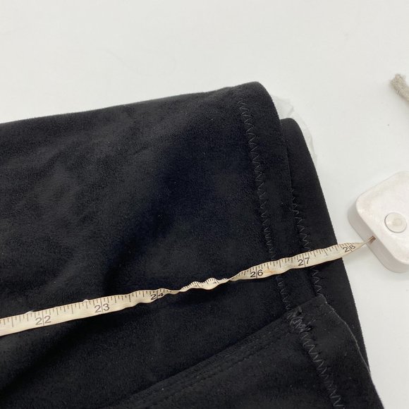 black round toe suede platform over the knee boots chunky heels - Picture 8 of 10